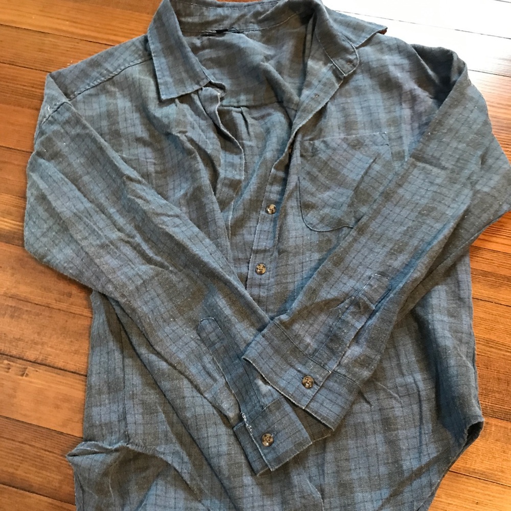 Brandy Melville blue flannel!